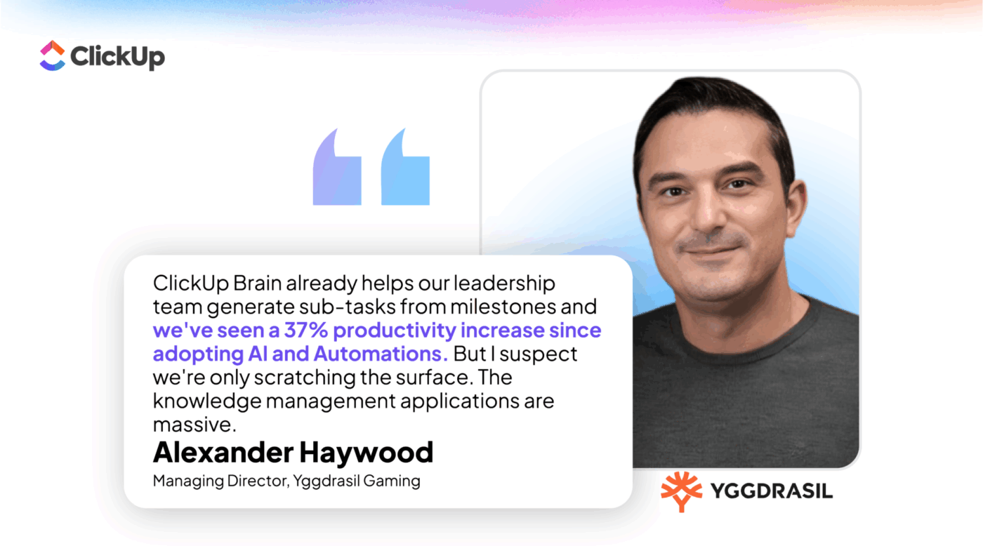 Automating the Product Lifecycle: From Brief to Launch: yggdrasil customer story testimonial