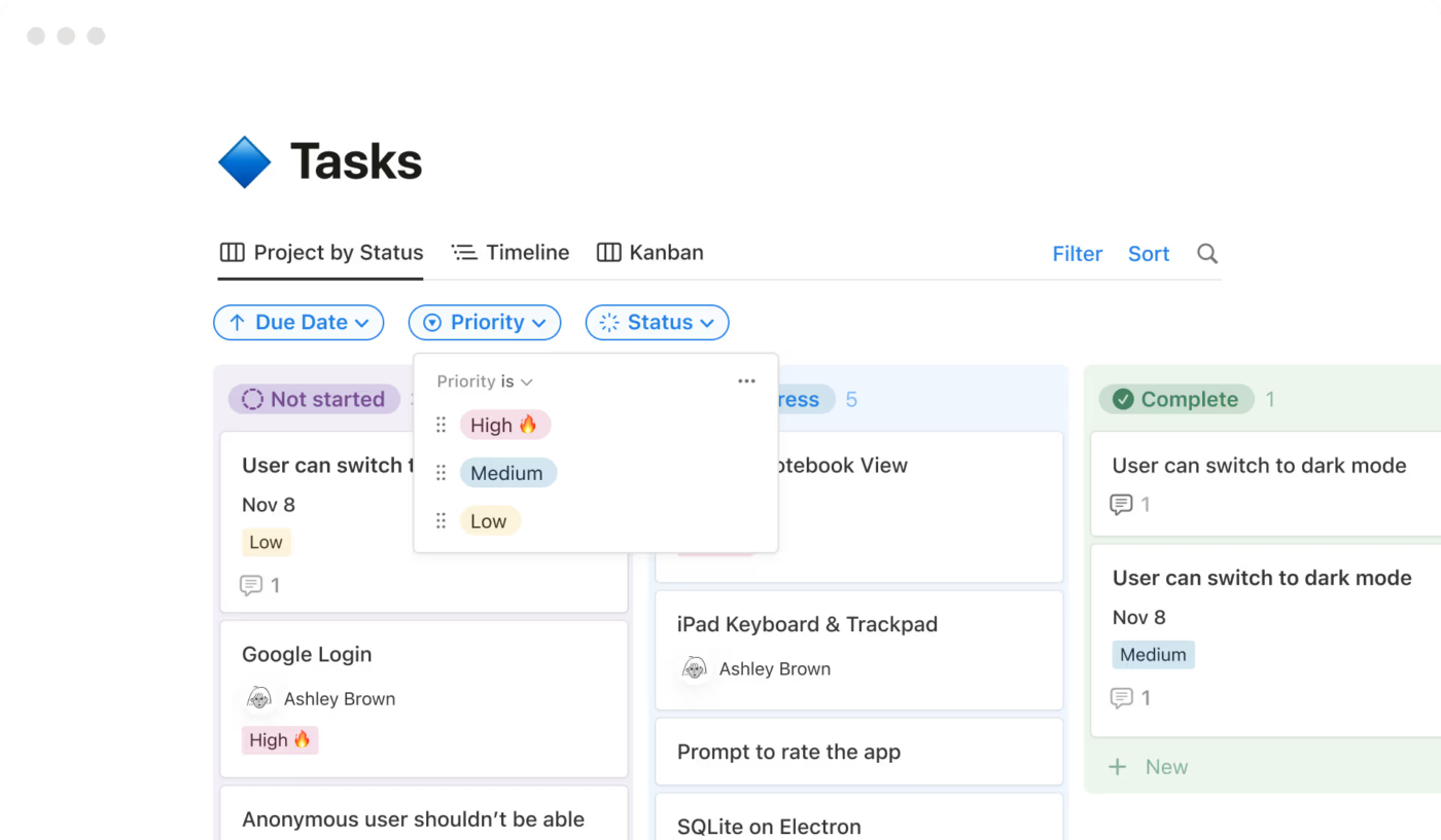 Notion: una roadmap che mantiene il proprio contesto