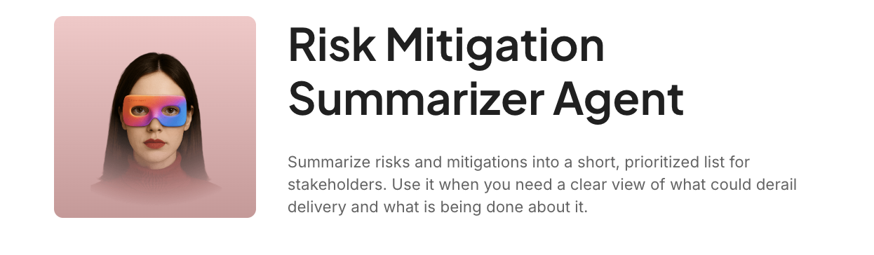 Risk Mitigation Summarizer Agent