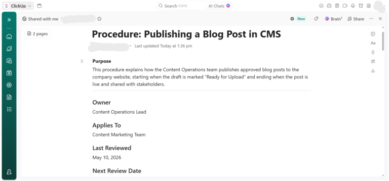 How to write procedures in 7 steps