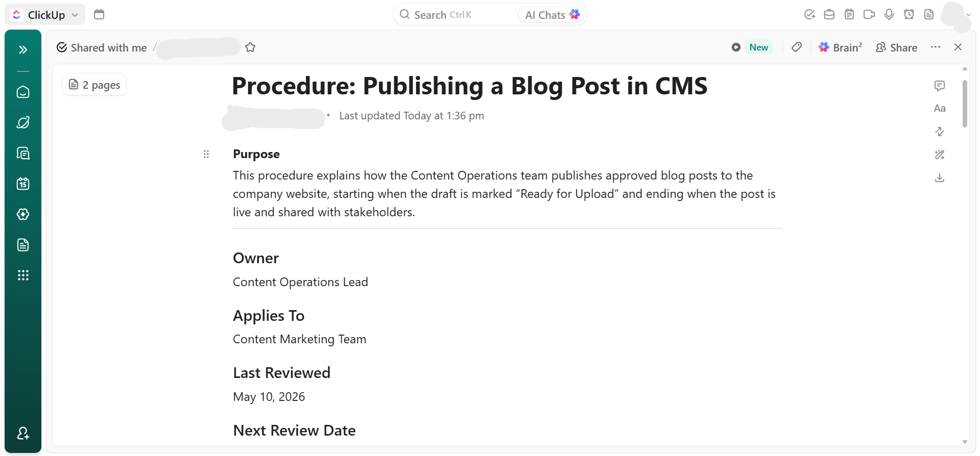 How to Write Procedures in 7 Clear Steps for Teams | ClickUp