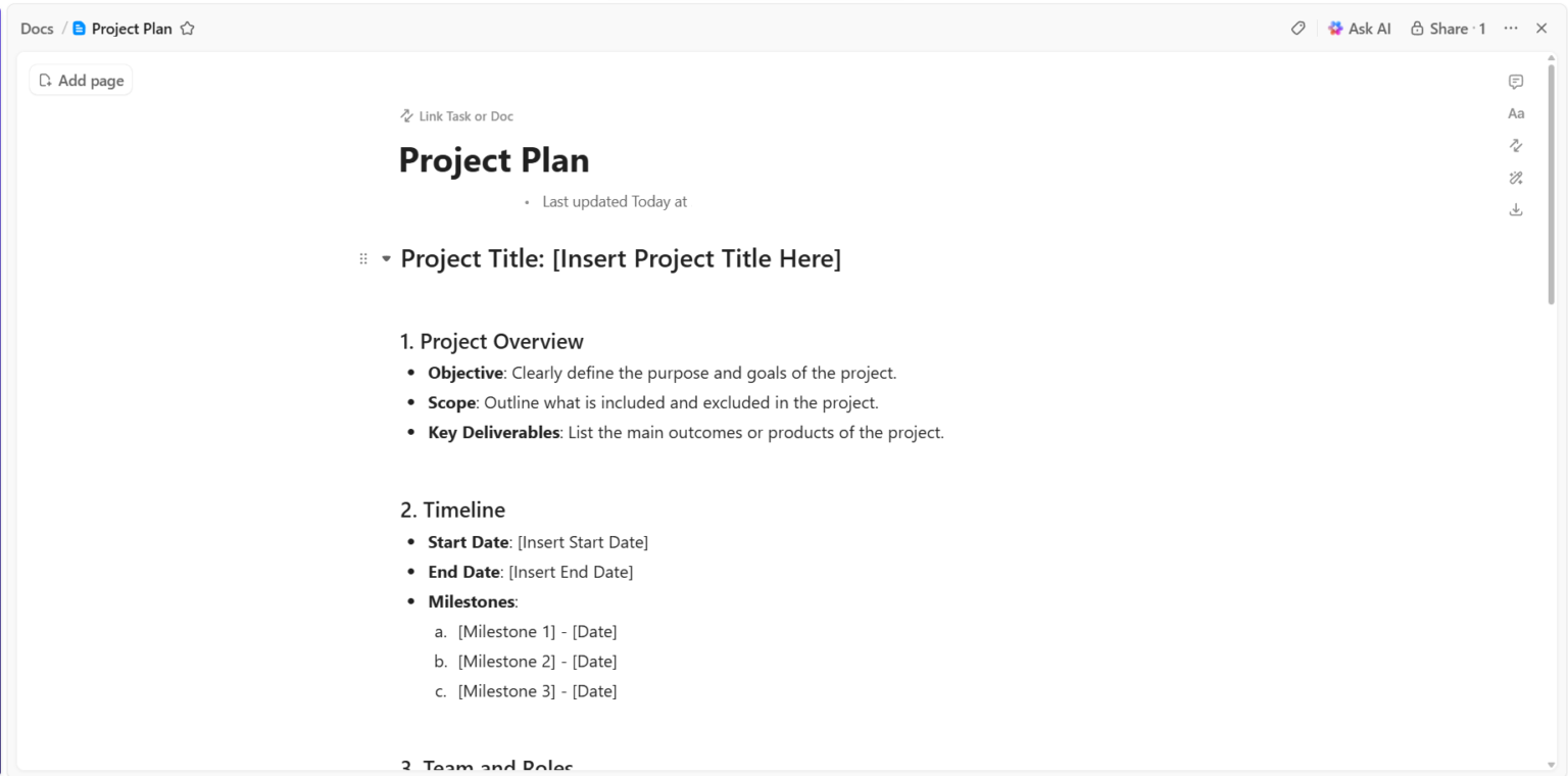 How to Create a Project Plan in 2026 : 7 Steps and Examples