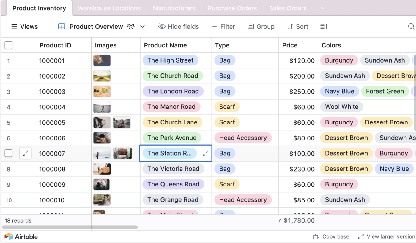 Model complex relationships and generate clean records with Airtable