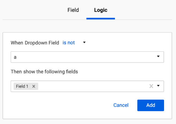 Conditional logic in forms in Smartsheet for project intake