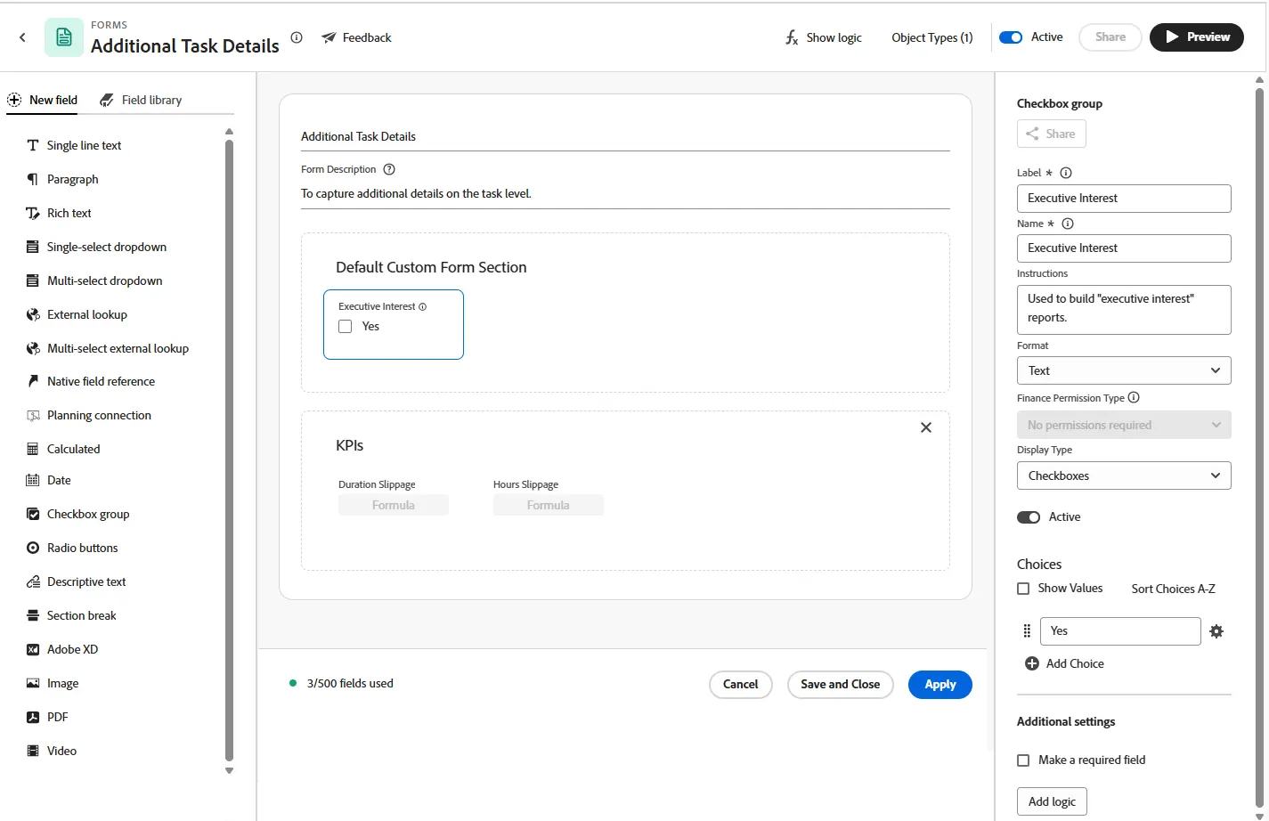 Adobe workfront project intake software