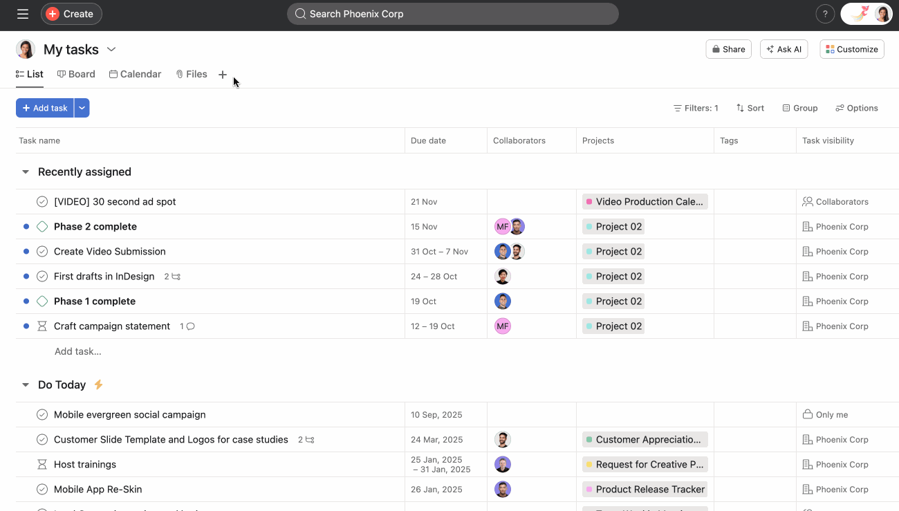 Map visual task sequences with Asana Timeline, dependencies, and critical path