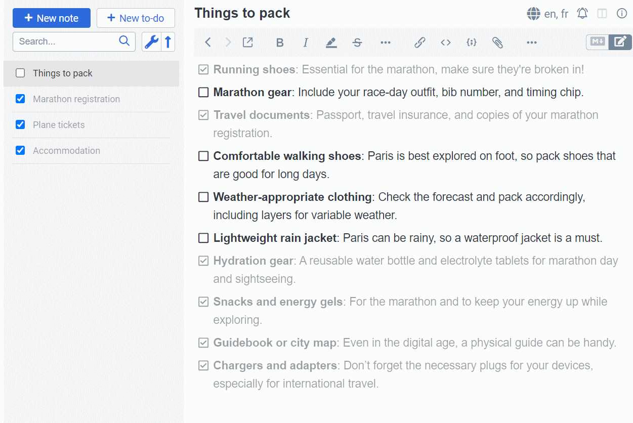 Joplin notes as Evernote alternatives