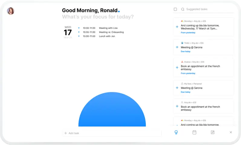 via Any.do: digital planner apps