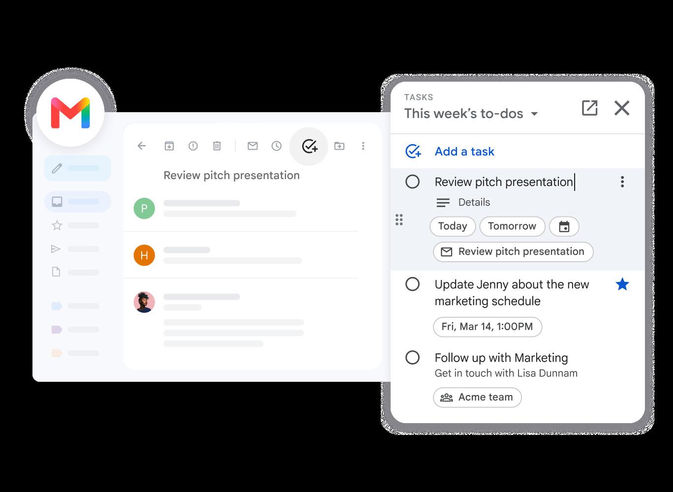 Adding tasks in Google Calendar using Gmail