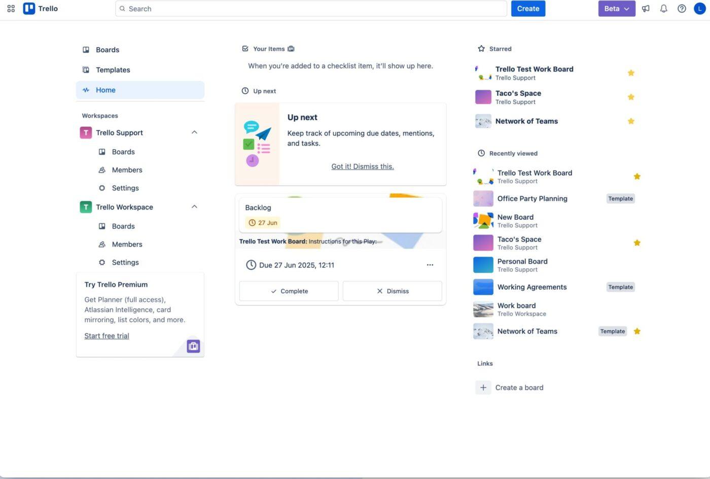 via Trello: project management software for mac