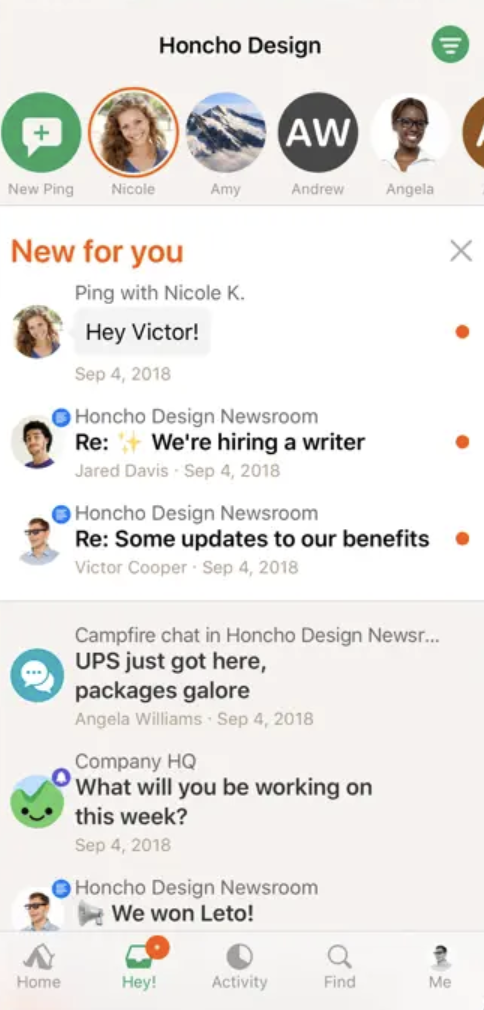 출처: Basecamp App Store