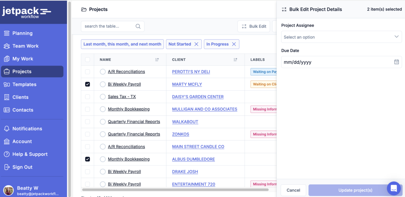 via Jetpack Workflow