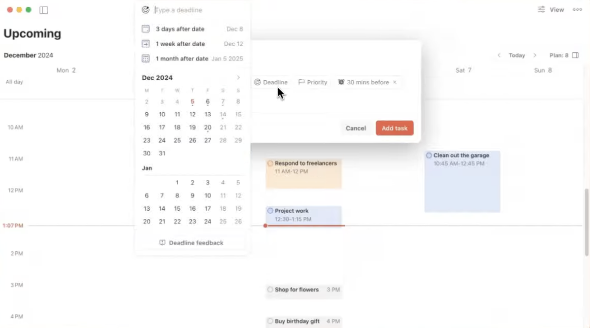 via Todoist: Due Date Tracking Software