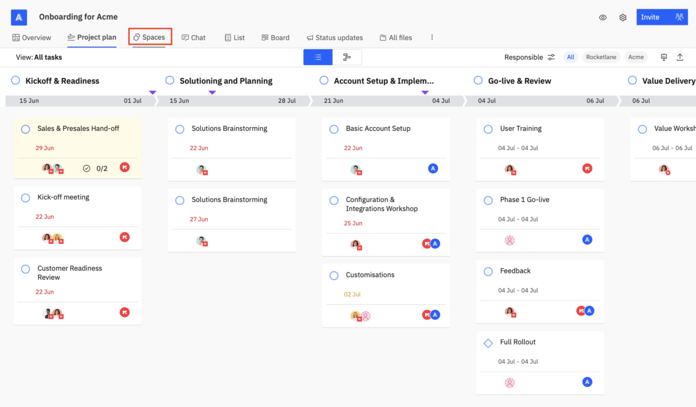 via Rocketlane: Best Client Onboarding Software