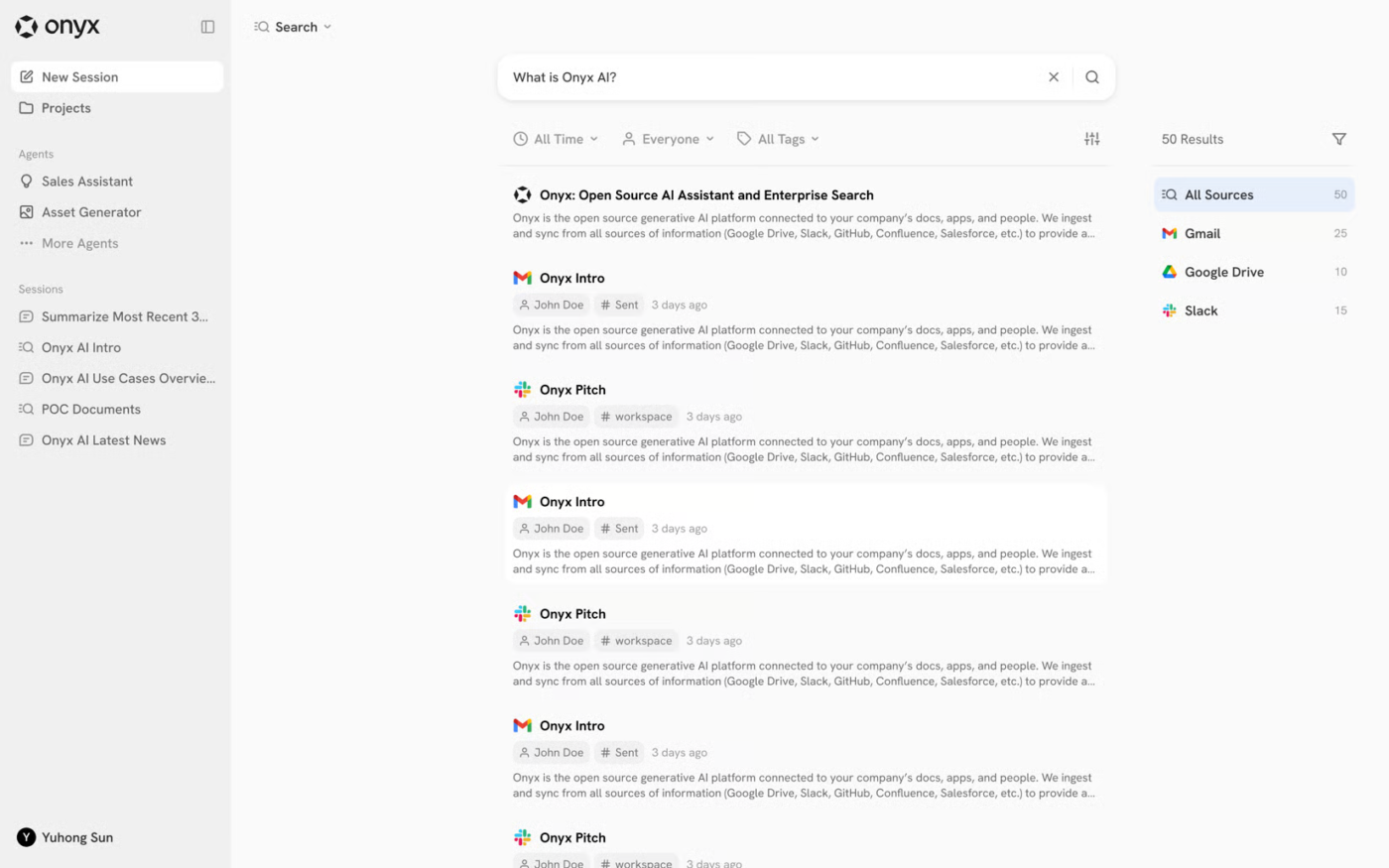via Onyx: Enterprise Search Software