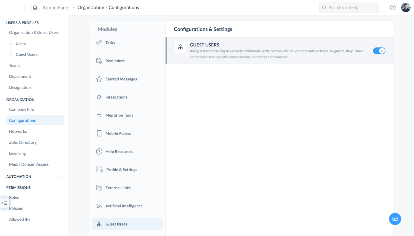 via Zoho Cliq: Pumble alternatives