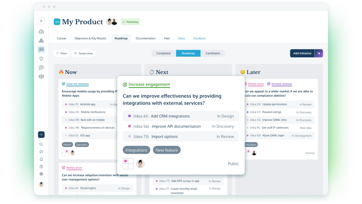 via ProdPad: Product Portfolio Management Tools