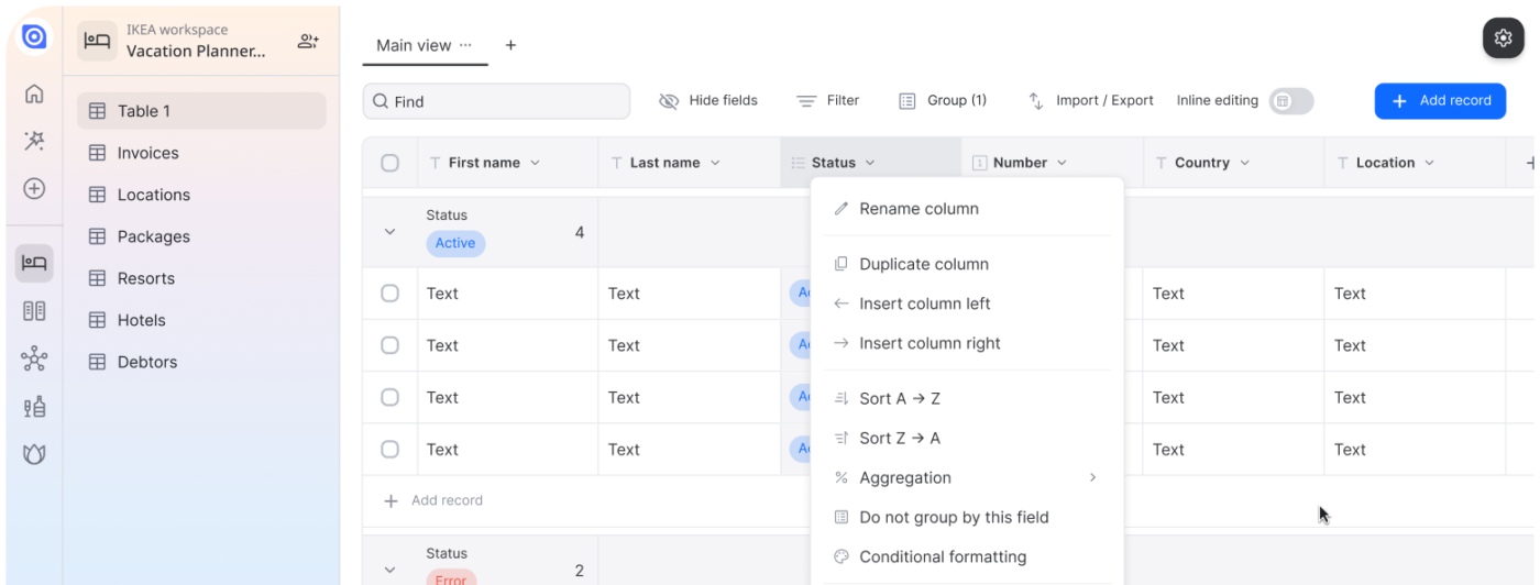 via Ninox: Microsoft Access Alternatives
