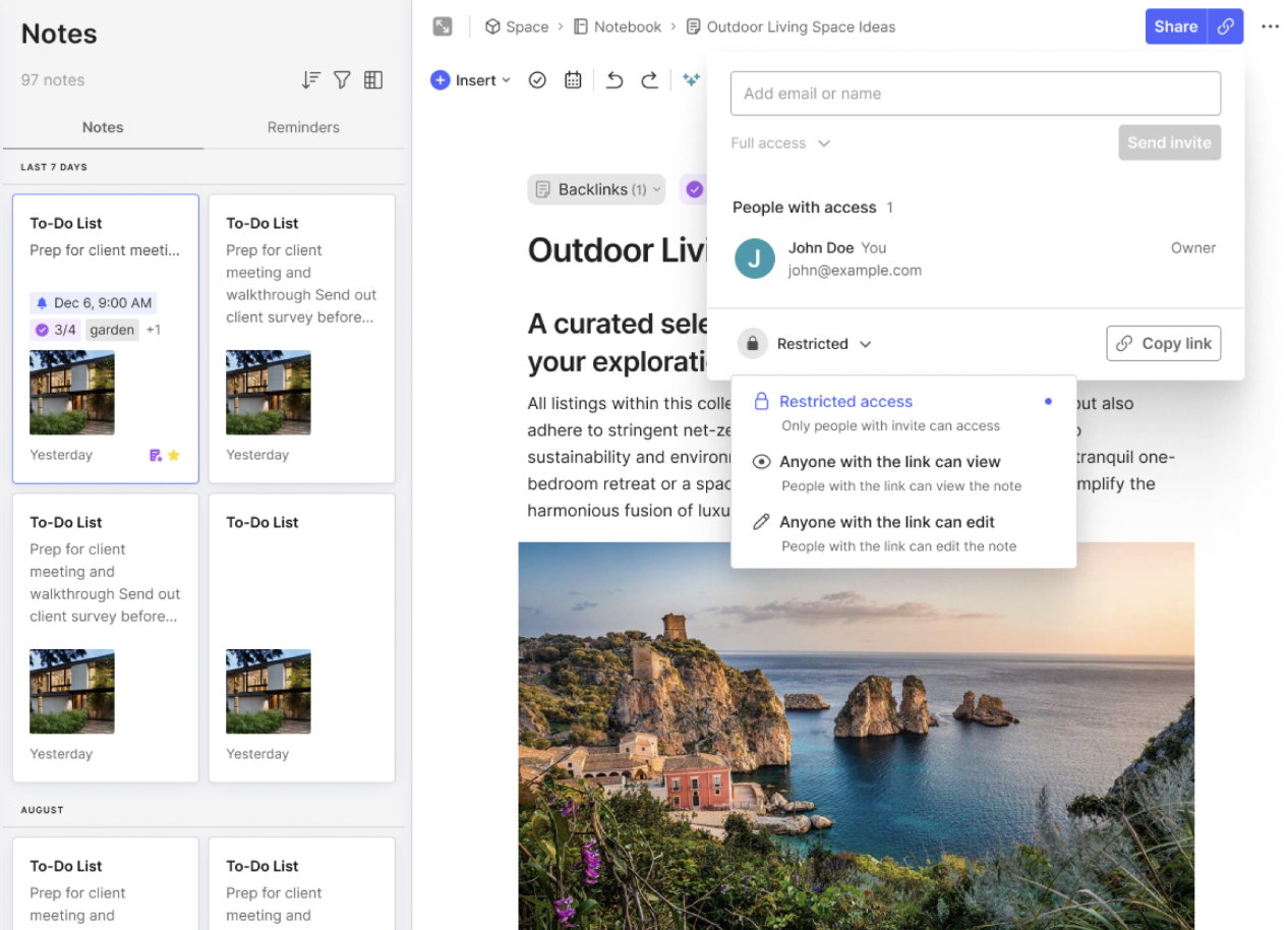 via Evernote: google keep vs evernote