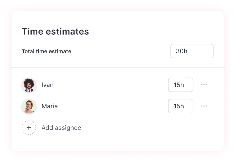 Granular Time Estimates