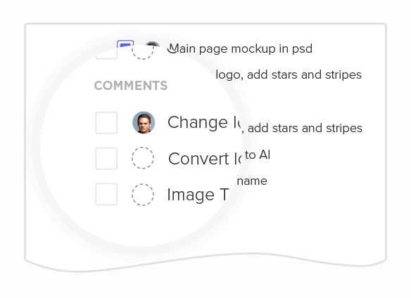 Assign comments to team members