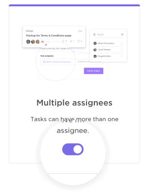 Customize ClickUp with multiple assignees