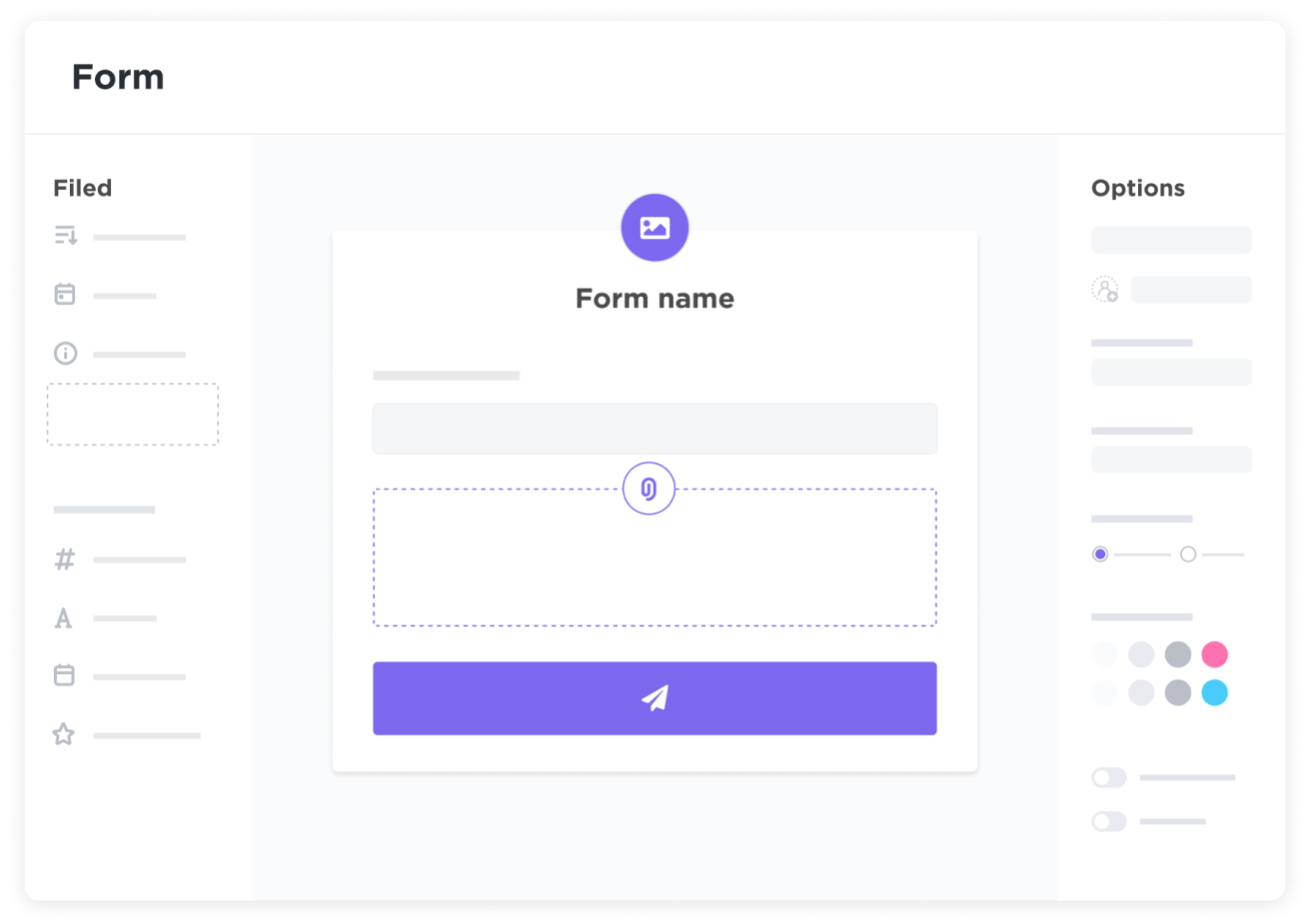 Create and send custom forms.