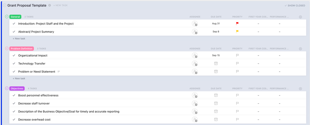 Grant Proposal Template By ClickUp   27b3be5 1000 