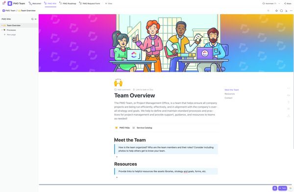 Project Management | Template by ClickUp™