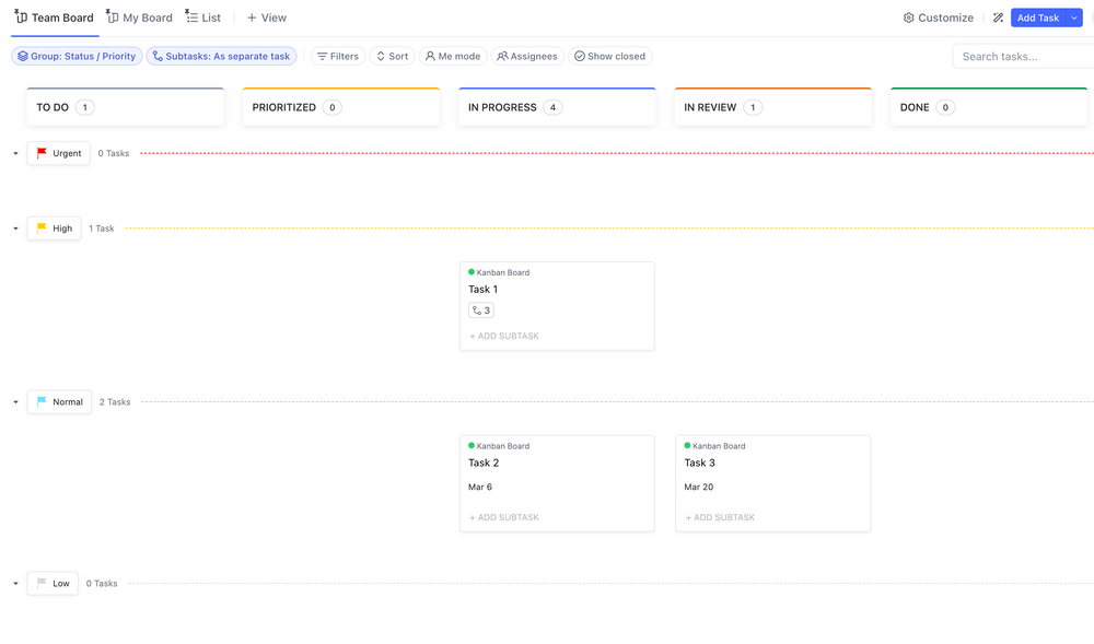 Agile Project Management | Template by ClickUp™