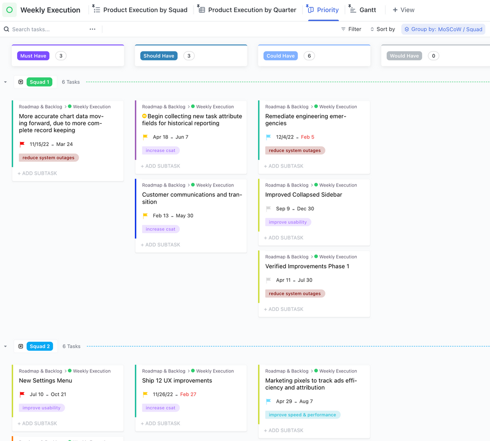 Software Development | Template by ClickUp™