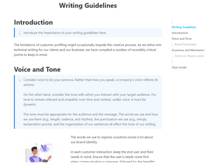Writing Guidelines Template by ClickUp™