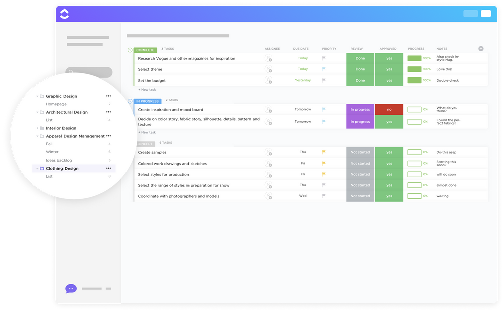 ClickUp™ Project Management for Teams of all Types