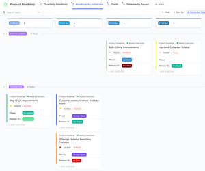 Product Roadmap | Template By ClickUp™