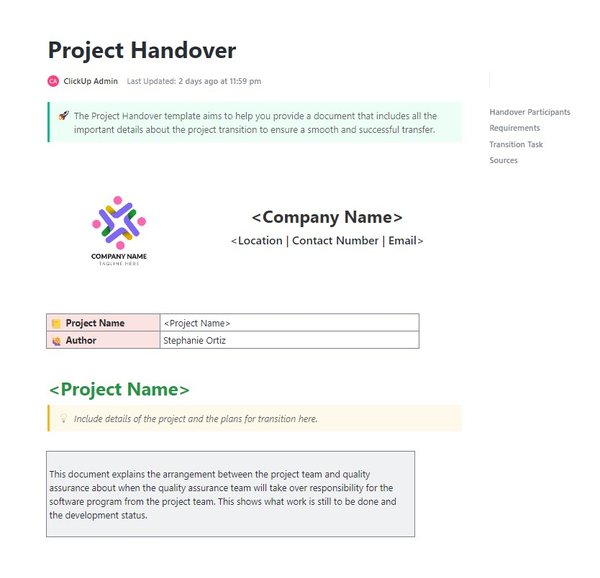 project-handover-template-by-clickup