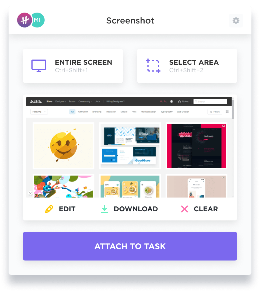 Quickly add markup to screenshots.