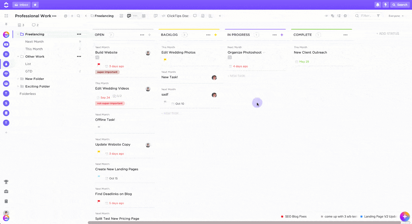 Featured image of post Clickup Roadmap View