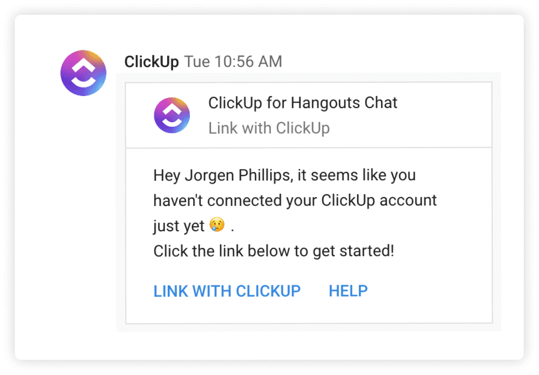 Link your ClickUp Workspaces