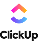 ClickUp logo vertical